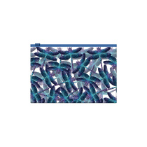 Zip-пакет пластиковый ErichKrause® Neon Dragonflies, B5 (в пакете по 12 шт.)