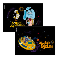 Zip-пакет пластиковый ErichKrause Тайна третьей планеты, A4, ассорти (в пакете по 12 шт.)