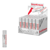 Клей-карандаш ErichKrause EasyStick, 6г (в коробке-дисплее по 30 шт.)