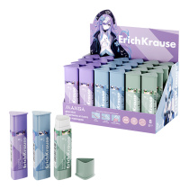 Клей-карандаш ErichKrause Prism Manga, 8г, ассорти (в коробке-дисплее по 24 шт.)