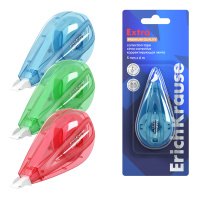 Корректирующая лента ErichKrause Extra, 5мм х 6м, ассорти (в блистере по 1 шт.)