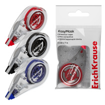 Корректирующая лента ErichKrause EasyMask, 5мм х 7м, ассорти (в пакете по 1 шт.)