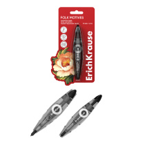 Корректирующая лента ErichKrause Spin Light Folk Motives, с автоматической фиксацией аппликатора, 5мм х 6м, ассорти (в блистере по 1 шт.)