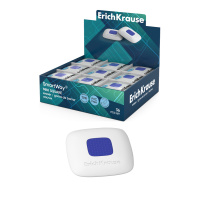 Ластик с пластиковым держателем ErichKrause SmartWay®Мини-квадрат (в коробке по 36 шт.)