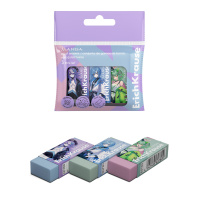 Набор из 3 ластиков ErichKrause Manga (в пакете) Набор из 3 ластиков ErichKrause Manga (в пакете)