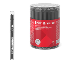 Грифели ErichKrause для механических карандашей 2.0 мм, 2B (в футляре по 5 шт.)
