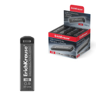 Грифели ErichKrause для механических карандашей 0.9 мм, HB (в футляре 20 шт.)