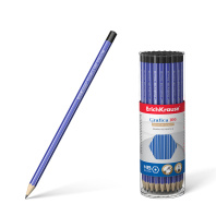 Чернографитный шестигранный карандаш ErichKrause® Grafica 100 HB (в тубусе по 42 шт.)