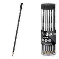 Чернографитный карандаш ErichKrause MEGAPOLIS, шестигранный, с ластиком, HB (в тубусе по 42 шт.)
