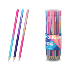 Чернографитный карандаш ErichKrause CoolRay, круглый, HB (в тубусе 42 шт.)