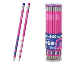 Чернографитный карандаш ErichKrause Pinna Kotta, круглый, с ластиком, HB (в тубусе по 42 шт.)