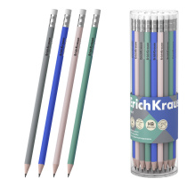 Чернографитный карандаш ErichKrause Navy, круглый, с ластиком, HB (в тубусе по 42 шт.)