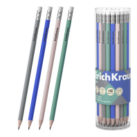 Чернографитный карандаш ErichKrause Navy, круглый, с ластиком, HB (в тубусе по 42 шт.)