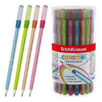 Карандаш сегментный ErichKrause Caramel 1.5 мм, НВ (в тубусе по 40 шт.)