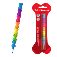 Карандаш сегментный ErichKrause Bones 1.7 мм, НВ (в блистере по 1 шт.)