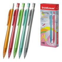 Карандаш механический ErichKrause Spring 0.7 мм, HB (в коробке 12 шт.)