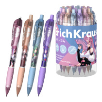 Карандаш механический ErichKrause Butterfly Manga 0.7 мм, с ластиком, НВ (в тубусе по 24 шт.)