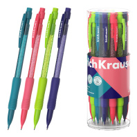 Карандаш механический ErichKrause Reef 0.5 мм, с ластиком, НВ (в тубусе по 24 шт.)