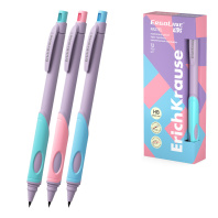 Карандаш механический ErichKrause ErgoLine® Kids Pastel 2.0 мм, с точилкой, НВ (в коробке по 12 шт.)