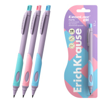 Карандаш механический ErichKrause ErgoLine® Kids Pastel 2.0 мм, с точилкой, НВ (в блистере 1 шт.)