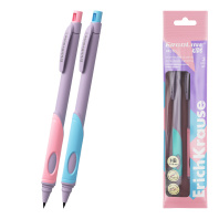 Набор из 2 механических карандашей ErichKrause ErgoLine® Kids Pastel 2.0 мм, с точилкой, НВ (в пакете 2 шт.)