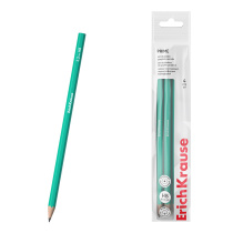 Набор из 4 чернографитных карандашей пластиковых ErichKrause Prime, шестигранных, HB (в пакете)