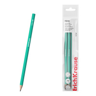 Набор из 4 чернографитных карандашей пластиковых ErichKrause Prime, шестигранных, HB (в пакете)