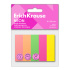 Клейкие закладки бумажные ErichKrause Neon, 15x50 мм, 500 листов, 5 цветов