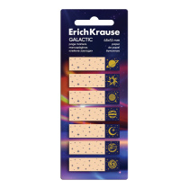 Клейкие закладки бумажные ErichKrause Galactic, 45x12 мм, 140 листов