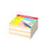 Бумага для заметок ErichKrause, 90x90x50 мм, 2 цвета: белый, персиковый