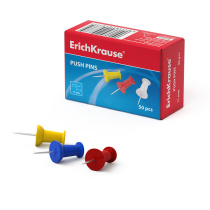 Кнопки силовые ErichKrause Классика, ассорти (в коробке по 50 шт.)