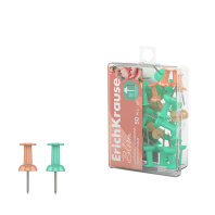 Кнопки силовые ErichKrause Цветущая нежность, ассорти (в пластиковой коробке 50 шт.)