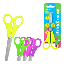 Ножницы для левшей ErichKrause JOY® Неон, 13.5см, ассорти (в блистере по 1 шт.)