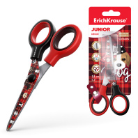 Ножницы ErichKrause® Junior Decor Cute Dog с принтом на лезвиях, 13см (в блистере по 1 шт.) Ножницы ErichKrause® Junior Decor Cute Dog с принтом на лезвиях, 13см (в блистере по 1 шт.)