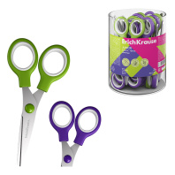 Ножницы ErichKrause Junior, 13см, ассорти (в тубусе по 24 шт.) Ножницы ErichKrause Junior, 13см, ассорти (в тубусе по 24 шт.)
