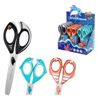 Ножницы ErichKrause Sea Friends, Dolphin, Clownfish, Piranha, 13.5, 14.5 см, ассорти (в дисплее по 24 шт.) Ножницы ErichKrause Sea Friends, Dolphin, Clownfish, Piranha, 13.5, 14.5 см, ассорти (в дисплее по 24 шт.)