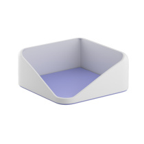 Подставка для бумажного блока пластиковая ErichKrause Forte, Pastel, белый с фиолетовым