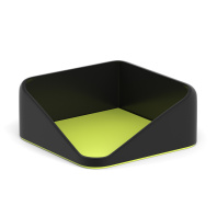 Подставка для бумажного блока пластиковая ErichKrause Forte, Accent, черный с желтым