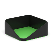 Подставка для бумажного блока пластиковая ErichKrause Forte, Accent, черный с зеленый