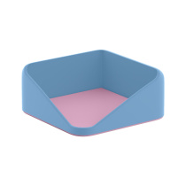 Подставка для бумажного блока пластиковая ErichKrause Forte, Manga, голубой с розовым