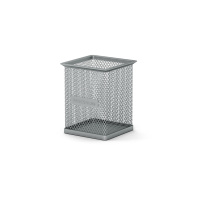 Подставка прямоугольная металлическая ErichKrause Compass, Classic, серебряный Подставка прямоугольная металлическая ErichKrause Compass, Classic, серебряный