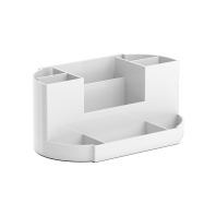 Подставка настольная пластиковая ErichKrause Victoria, Classic, белый Подставка настольная пластиковая ErichKrause Victoria, Classic, белый