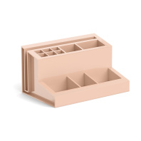 Подставка настольная пластиковая ErichKrause® Leader, Powder, розовая Подставка настольная пластиковая ErichKrause® Leader, Powder, розовая