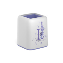 Подставка настольная пластиковая ErichKrause Forte, Lavender, белый с фиолетовым