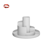 Подставка настольная вращающаяся пластиковая ErichKrause Sphere, Classic, белый