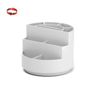 Подставка настольная вращающаяся пластиковая ErichKrause Mini Burger, Classic, белый