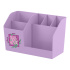 Подставка настольная пластиковая ErichKrause Submarine, Floral Soul, фиолетовый