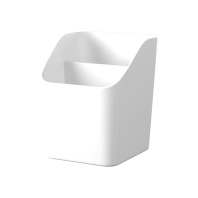 Подставка настольная пластиковая ErichKrause Submarine Mini, Classic, белый