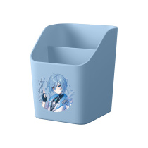 Подставка настольная пластиковая ErichKrause Submarine Mini, Manga, голубой