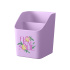 Подставка настольная пластиковая ErichKrause Submarine Mini, Floral Soul, фиолетовый